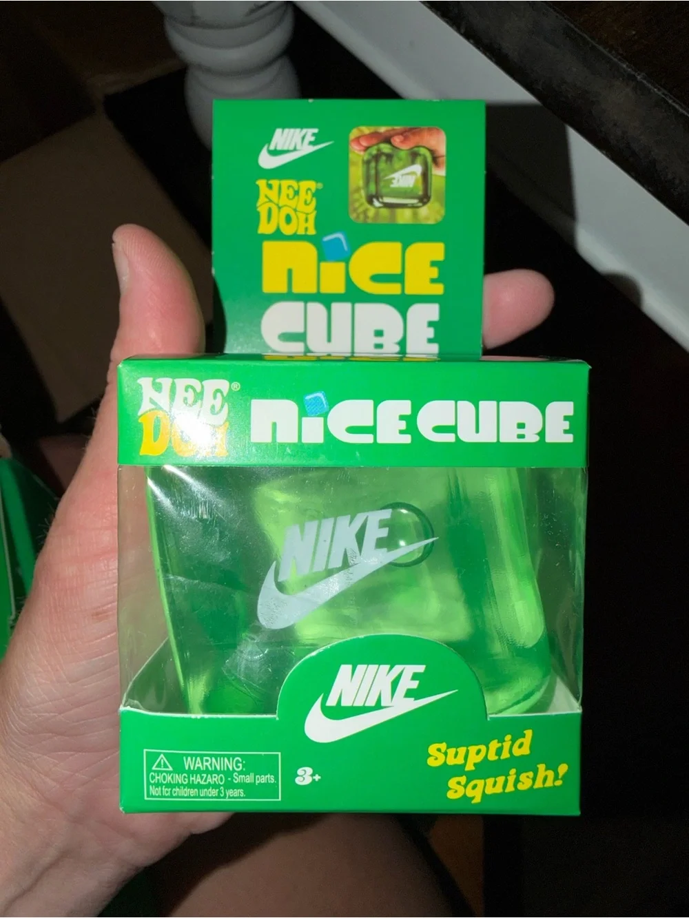 Nike Green Needob Nice Cube Squishy